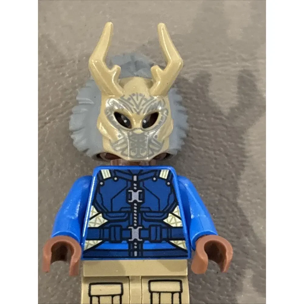 Lego Erik Kilmonger Minifigure #sh0469 Set #76100 Royal Talon Brand New